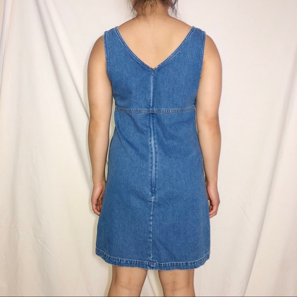 Vintage 90s Gap denim dress S-M - Picture 5 of 5